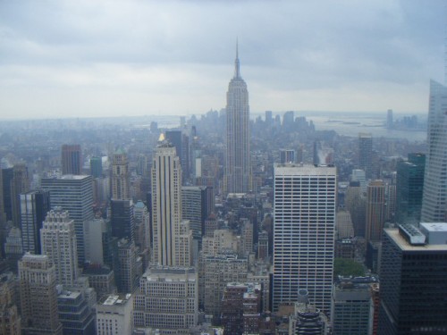 View from Top of the Rockefeller Centre